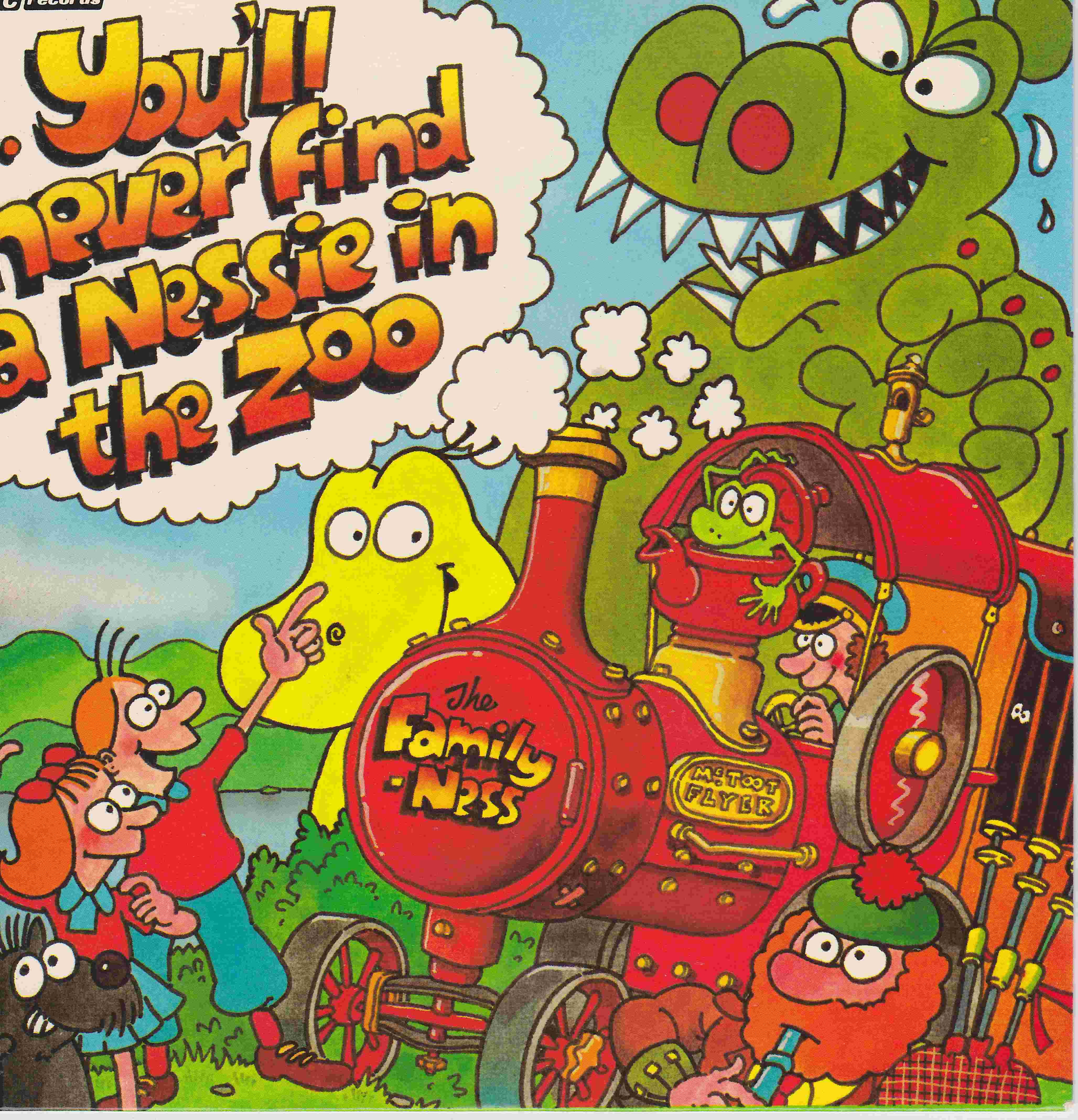 Picture of RESL 155 You'll never find a Nessie (The family ness) by artist Roger Greenaway / Gavin Greenaway / The Family Ness from the BBC records and Tapes library
